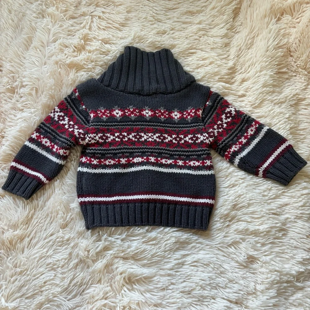 The Children’s Place Pullover Cowl Neck Knit Holiday Sweater